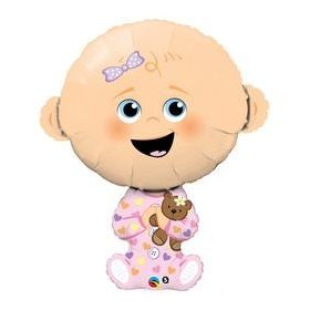 Óriás lufi 38"  97cm Baby girl, 43362