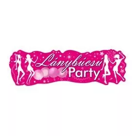 Lánybúcsú banner 90x27cm