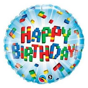 Szülinapi lufi 18" 45cm Happy Birthday