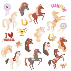 Tetoválás 21db, Lovak