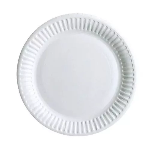 Papírtányér Fehér 23cm 20db