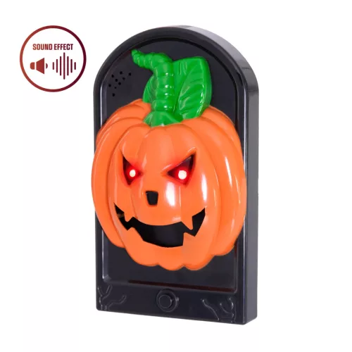 Halloween ajtócsengő, tök