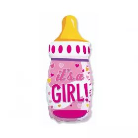 Óriás lufi 24" 60cm It's a girl, cumisüveg