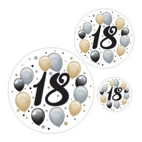 Matrica elegáns számos felirattal 18-as 26873