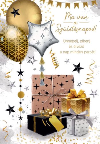 Cardex képeslapMa van a Születésnapod!, borítékkal