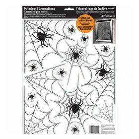 Pókháló ablakdekor, Halloween