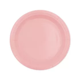 Papírtányér 18cm 6db Rózsaszín