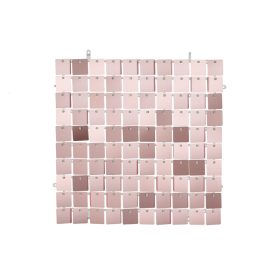 Háttér dekorációs panel, 30x30cm, Rosegold