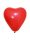 BALONEVI Latex lufi 12" 30cm 100db/csomag, Piros szív