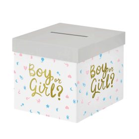 Babaváró bulira szavazódoboz Boy or Girl