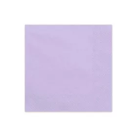 Szalvéta 33x33cm egyszínű 20db, Világoslila, levendula