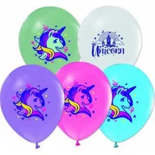 BALONEVI lufi, 12" 30cm, 8db/cs, Unikornis