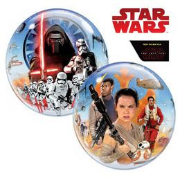 Mintás Bubbles lufi 22" 56cm   Disney Star Wars