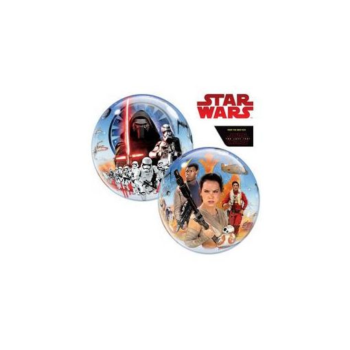 Mintás Bubbles lufi 22" 56cm Héliummal töltve Disney Star Wars, 21317