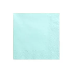 Szalvéta 33x33cm egyszínű 20db türkiz