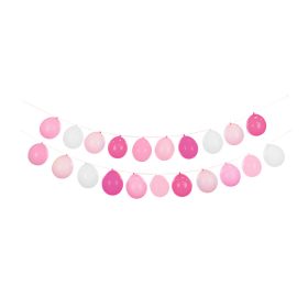 Lufi girland DIY szett, rózsaszín