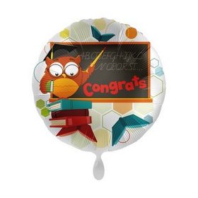 Ballagási fólia lufi 17" 43cm Congrats, mpr-3325K
