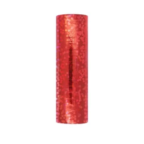 Szerpentin 3,8m Hologramm Piros