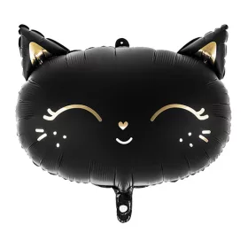 Lufi 18" 45cm Cica, Fekete