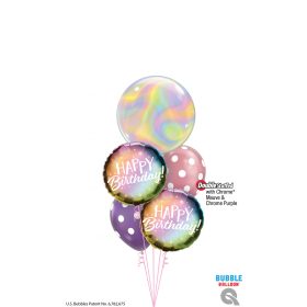   Héliumos luficsokor szülinapra, Happy Birthday, - INGYENES GLS szállítással