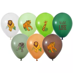 BALONEVI lufi, 12" 30cm, 8db/cs, Vadállatok