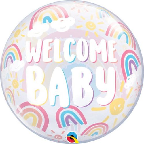 Bubbles lufi babaszületésre 22" 56cm - Welcome Baby  