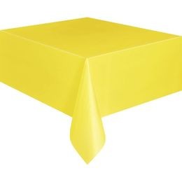 Műanyag asztalterítő 137x274cm sárga, p5093