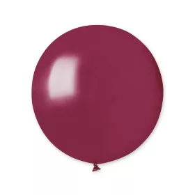 Gömb lufi 19" (48cm-es) léggömb, Bordó
