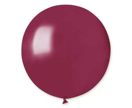 Gömb lufi 19" (48cm-es) léggömb, Bordó