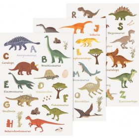 Ablakmatrica A/4 3 ív, dinoszaurusz