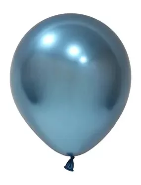 BALONEVI lufi 18" 45cm, 10db/cs, Chrome Blue, Króm Kék