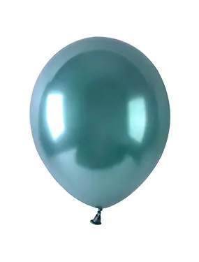 BALONEVI Latex lufi, 12" 30cm, 50db/cs, Krom Green, Króm Zöld
