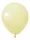 BALONEVI lufi 18" 45cm, 10db/cs, Macaron Yellow, Vanília