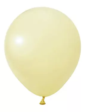 BALONEVI lufi 18" 45cm, 10db/cs, Macaron Yellow, Vanília
