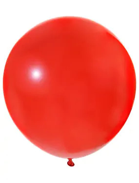 BALONEVI Latex lufi 24" 60cm, 3db/cs, Pastel Red, Piros