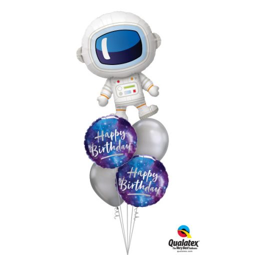 Héliumos luficsokor születésnapra, űrhajós - INGYENES KISZÁLLÍTÁSSAL