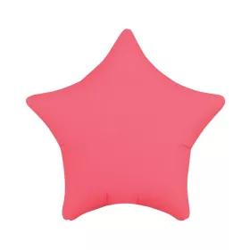 Egyszínű csillag lufi 19" 48cm Neon Piros