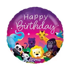 Szülinapi lufi 18" 45cm Happy Birthday