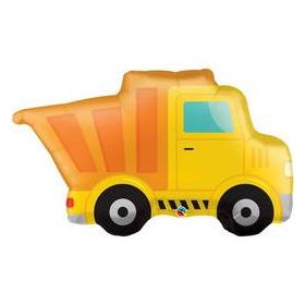 Óriás fólia lufi 32"  81cm teherautó, dömper, 3538901, héliummal töltve