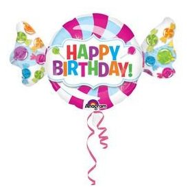 Óriás lufi 40" 100cm cukorka, candy