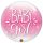 Mintás Bubbles lufi 22" 56cm Baby girl Héliummal töltve, 10035