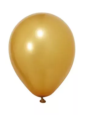 BALONEVI lufi, 12" 30cm, 12db/cs, Metallic Gold, Metál Arany