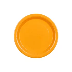 Papírtányér 23cm 6db Narancssárga