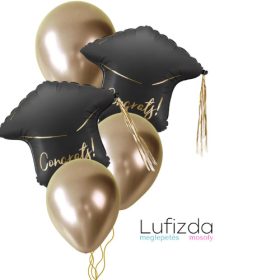   Héliumos luficsokor, Congratulations, ballagás - INGYENES GLS szállítással