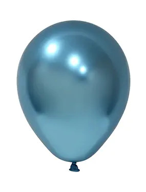 BALONEVI Latex lufi, 12" 30cm, 50db/cs, Krom Blue, Króm Kék