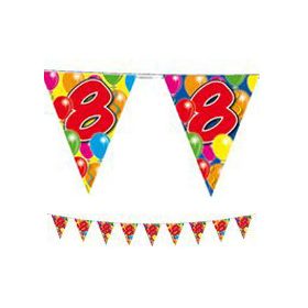 Zászlófüzér 8-as számmal, 10m, 04538