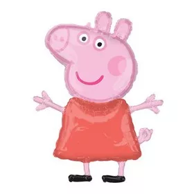 Óriás fólia lufi 33" 83cm Peppa malac, 3130001, héliummal töltve