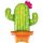 Óriás fólia lufi 39"  94cm kaktusz, 78652, héliummal töltve