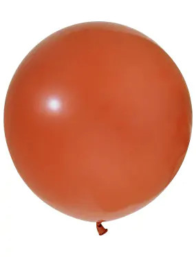 BALONEVI Latex lufi 24" 60cm, 3db/cs, Pastel Terracotta, Terrakotta