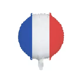 Kerek lufi 18" 45cm Francia zászló